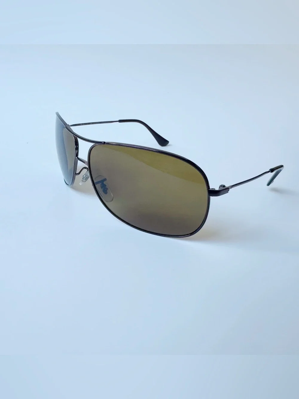 Ray Ban Unisex Polarized Brown Aviator Sunglasses Model RB3267